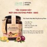 TẮC CHANH DÂY MẬT ONG ĐƯỜNG PHÈN MD GREEN FOODS - Hũ 500Gr